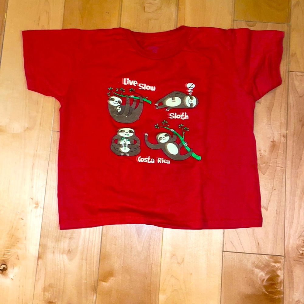 Red sloth shirt
